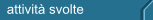 attivit� svolte